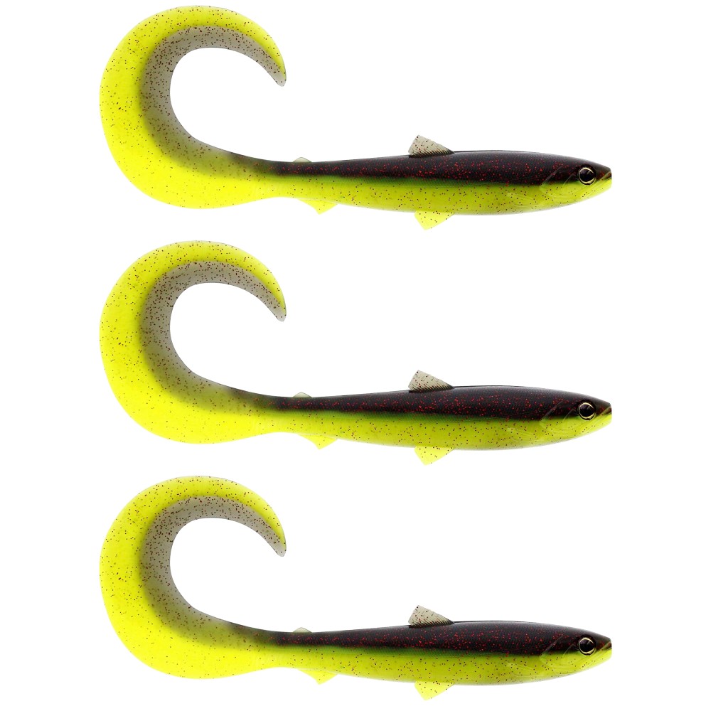 Westin BullTeez Curltail Gummifische 8cm Sparkling Chartreuse 3g