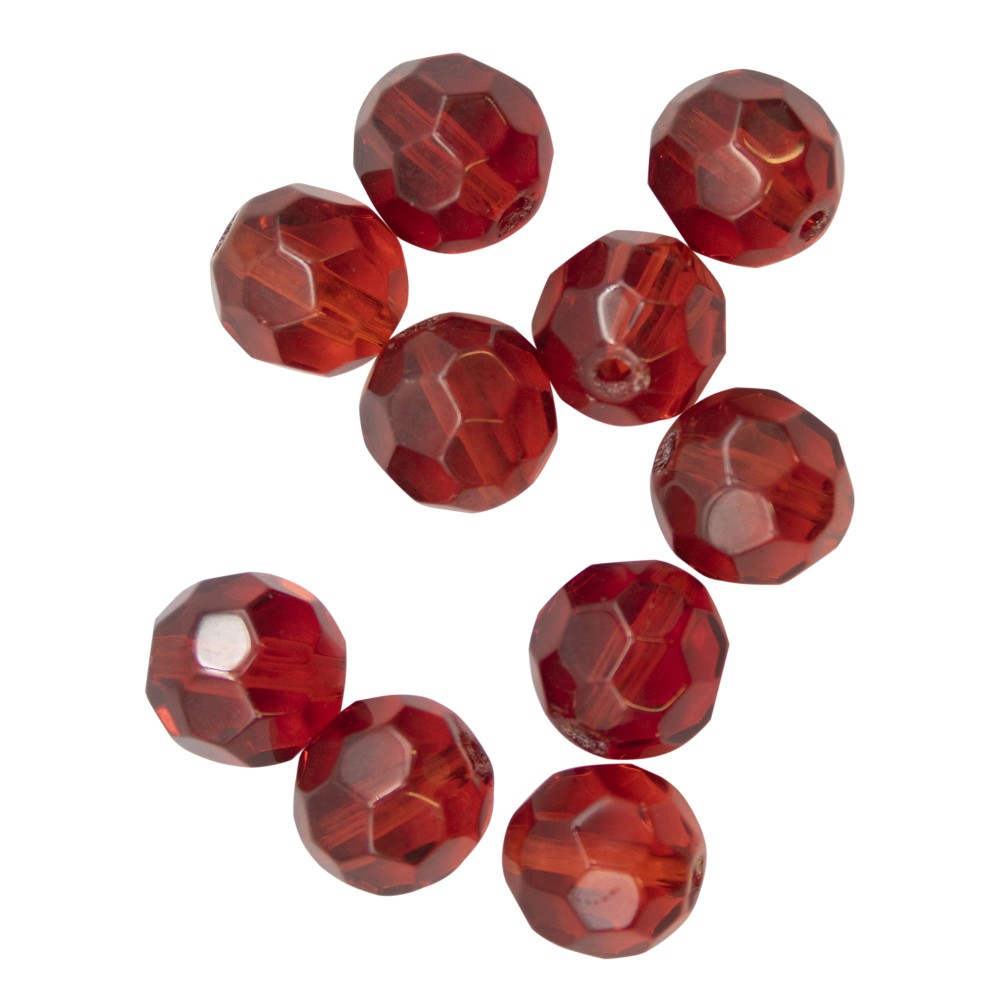 Tackle P*rn Glass Pearl - Glasperlen red - 10Stück