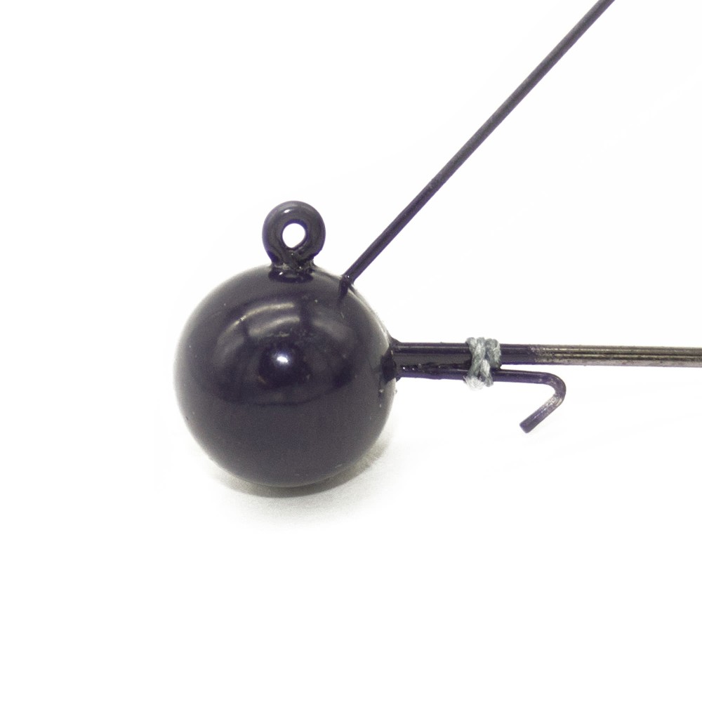 Tackle Porn Tungsten Turbo Ball Weed Guard Jigkopf 1/8oz - 3Stück