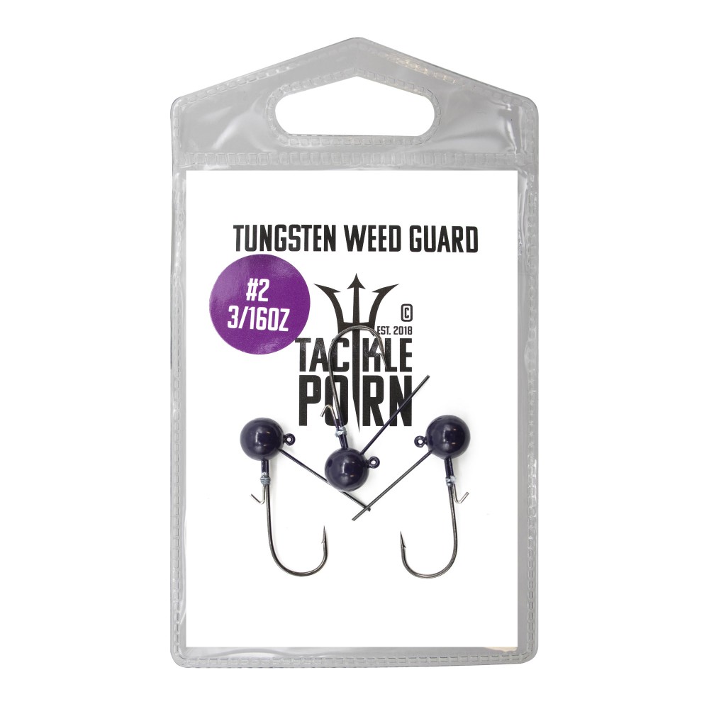 Tackle P*rn Tungsten Turbo Ball Weed Guard - Jigkopf 3/16oz - 3Stück