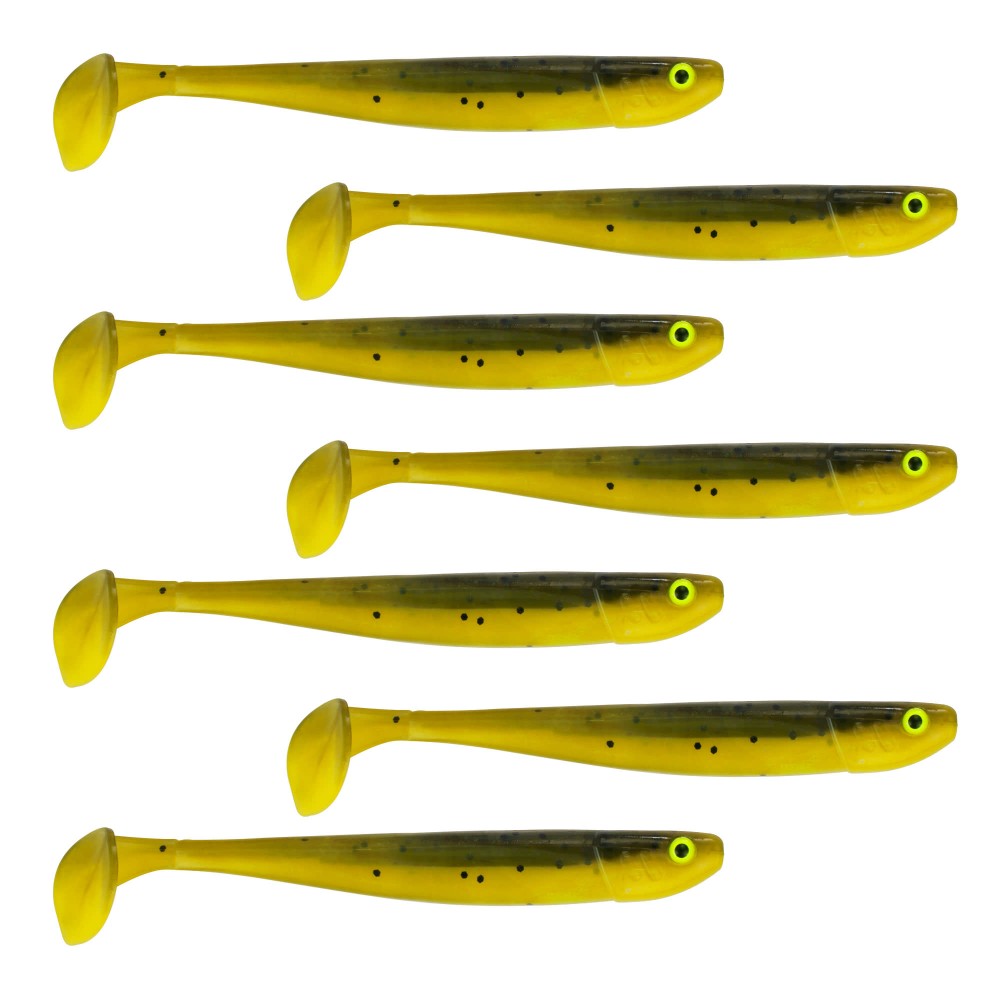 Tackle Porn Magnetic Mama Softbait 9.9cm - Banana Bomber - 7g - 7 Stück