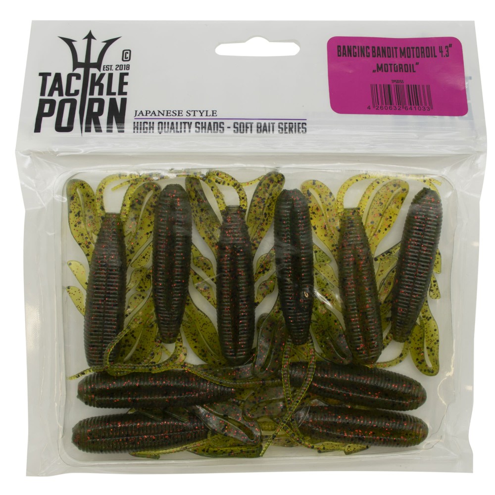 Tackle Porn Banging Bandit Creature Bait 11cm - Motoroil - 10g - 10 Stück