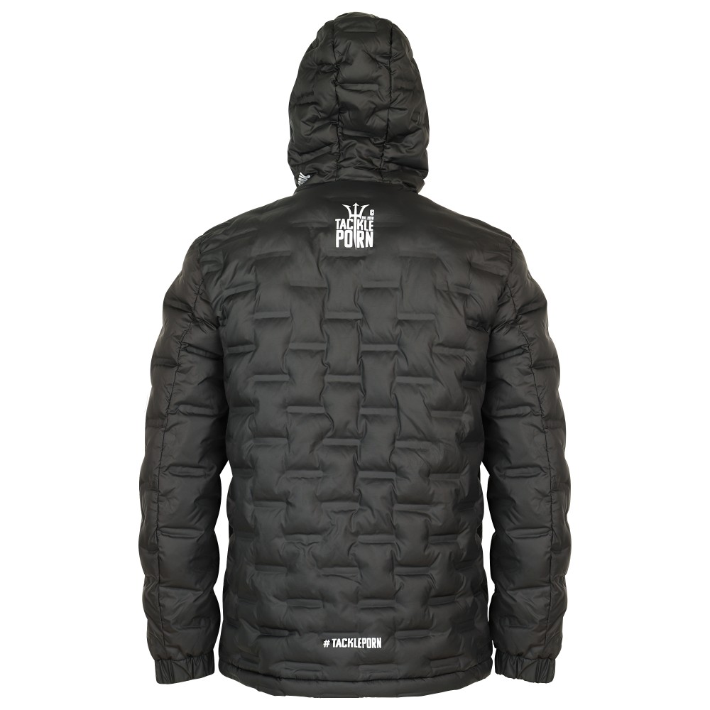 Tackle P*rn Down Jacket Drunken Duck - Übergangsjacke Gr. S - schwarz