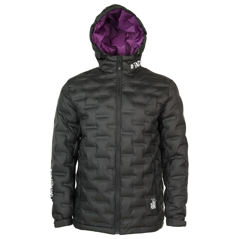 Tackle Porn Down Jacket Drunken Duck Übergangsjacke Gr. S - schwarz