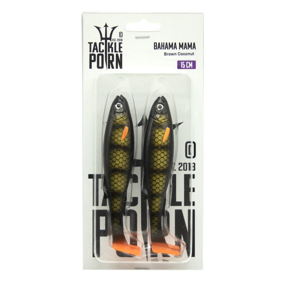 Tackle Porn Bahama Mama Gummifisch 15cm - Brown Coconut - 29g - 2 Stück