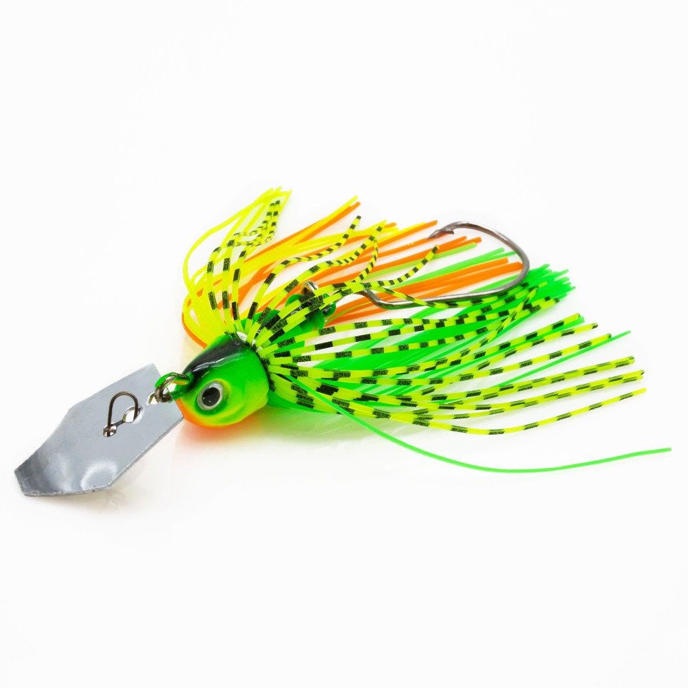 Tackle Porn XT Chatter Skirted Jig Firetiger - 14g - 94mm - 1 Stück