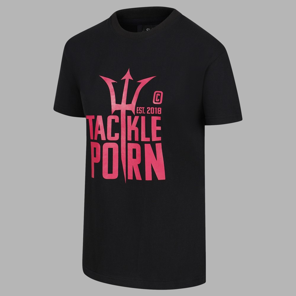 Tackle Porn T-Shirt Ladies "Big Logo" Gr. XS - schwarz