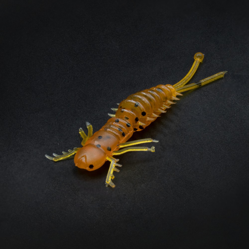 Tackle P*rn Dragon Larva 4,0 cm - 0,5g - 10 Stück - Rusty Orange