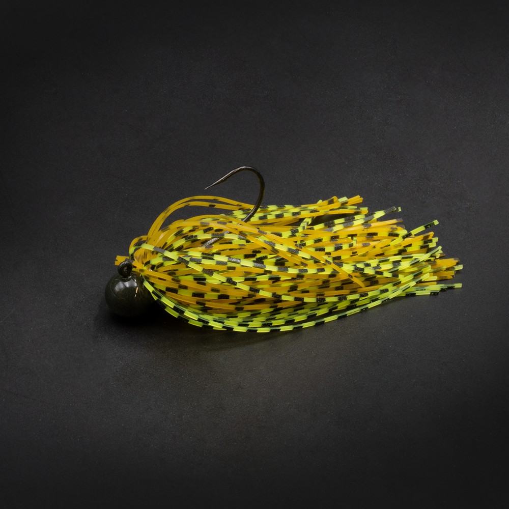 Tackle P*rn Skirted Jig - Jigkopf 10g - Orange Lime - 1Stück