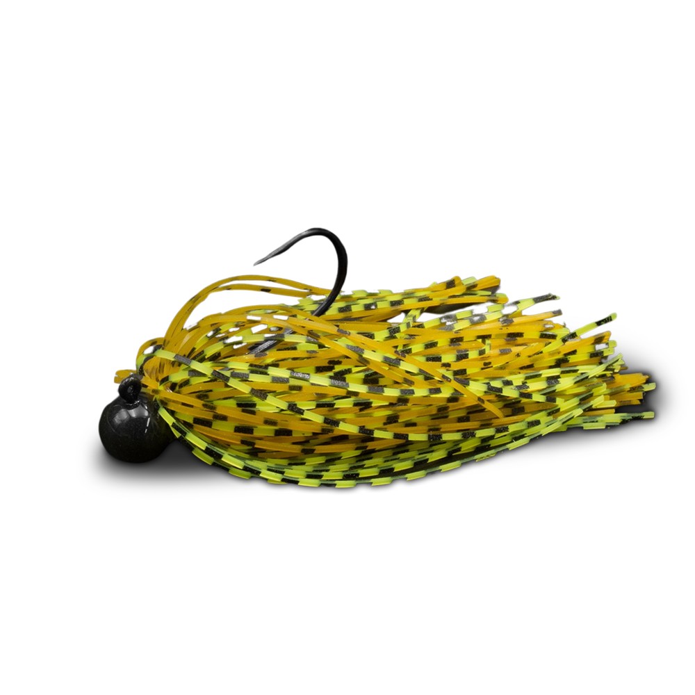 Tackle P*rn Skirted Jig - Jigkopf 10g - Orange Lime - 1Stück