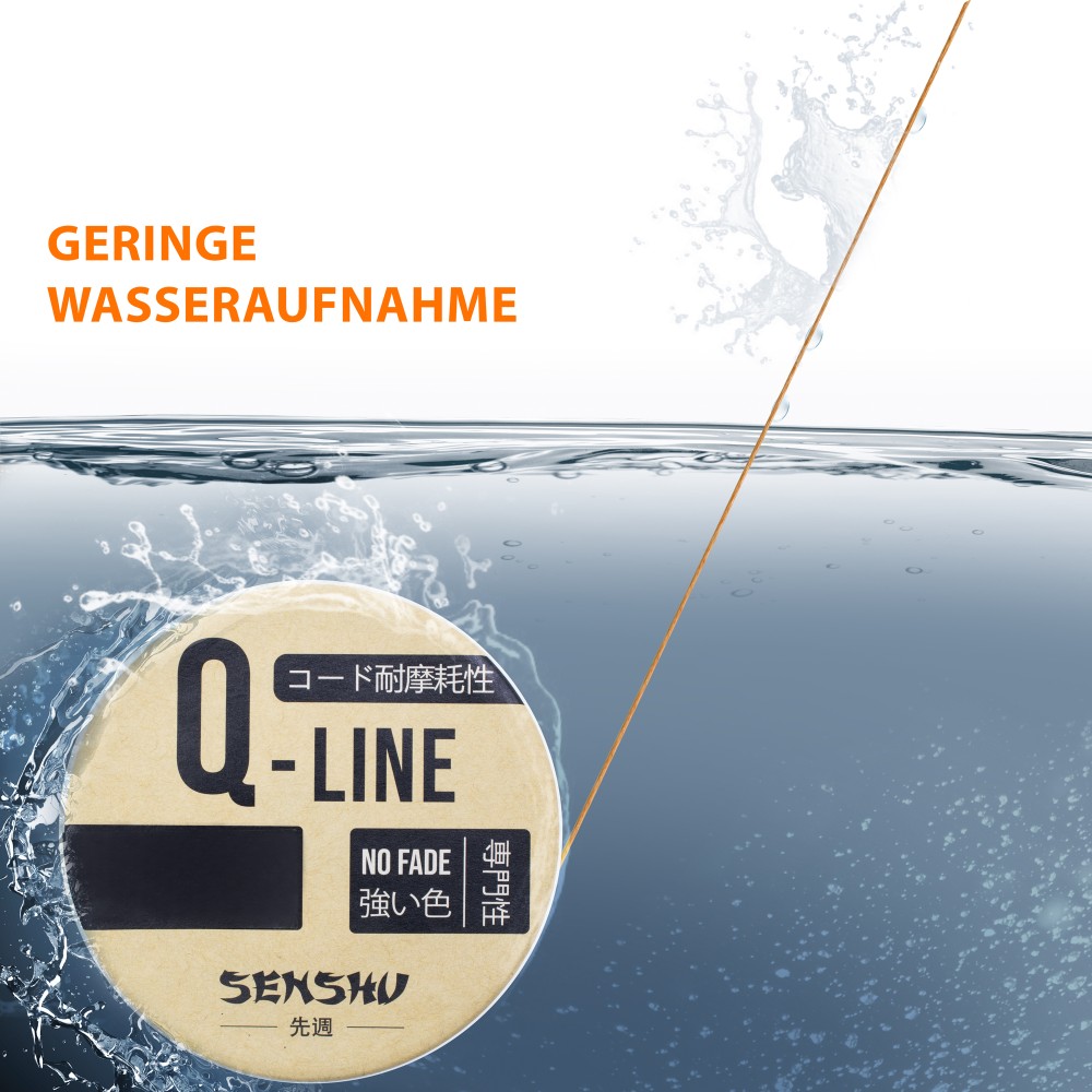 Senshu Q-Line 0,12mm - orange - 300m