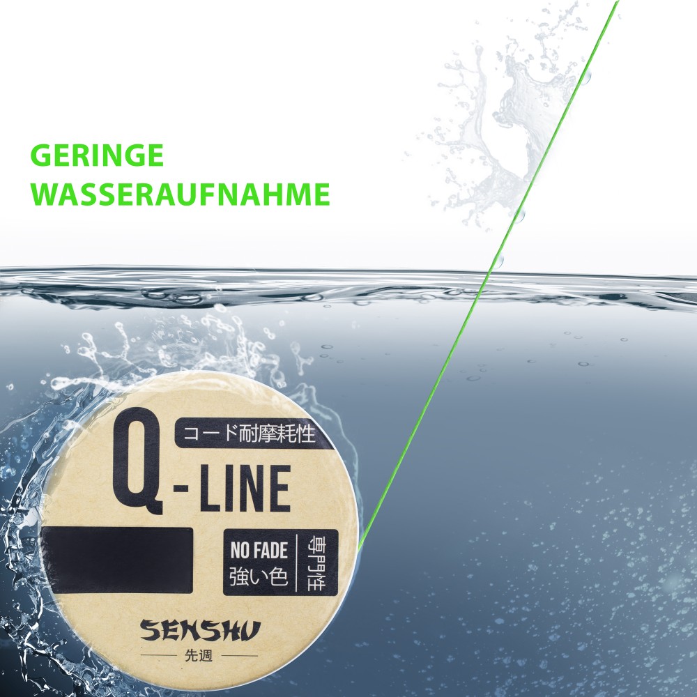 Senshu Q-Line 0,10mm - lime green - 300m