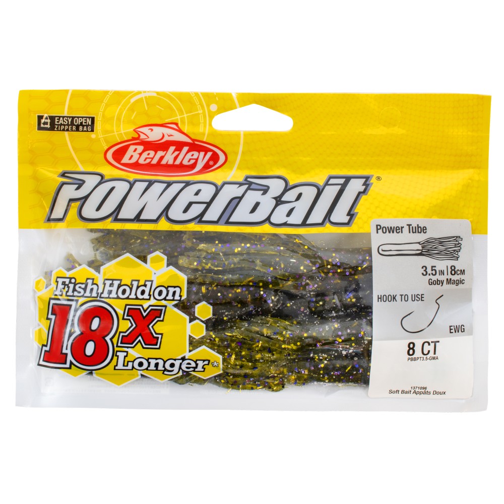 Berkley Powerbait Powertube Creaturebait 9cm - Goby Magic - 8Stück