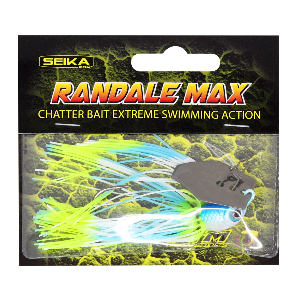 Seika Pro Randale Max Chatterbait 21g - blau-grün-weiß