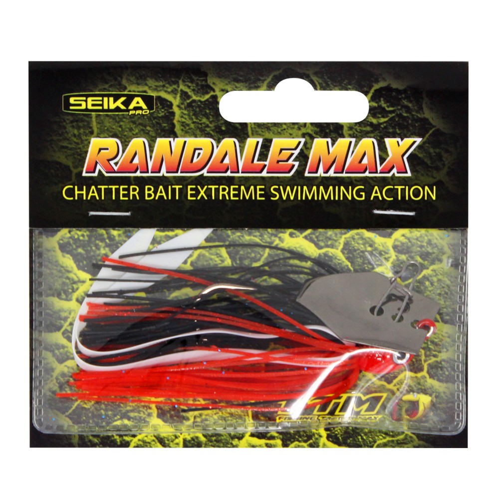 Seika Pro Randale Max Chatterbait 14g - schwarz-rot