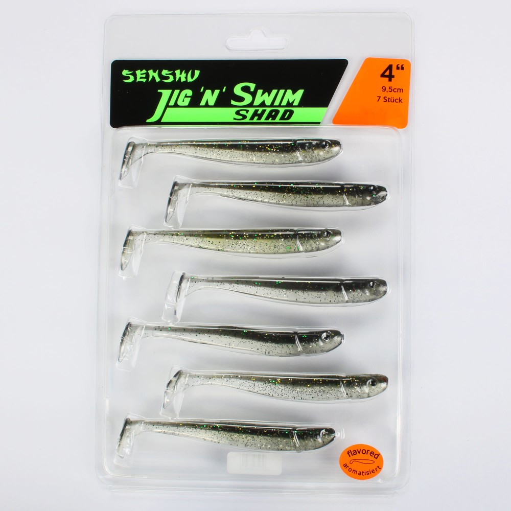 Senshu Jig ´n´ Swim Shad 9.5cm - Twinkle Minnow - 6g - 7 Stück