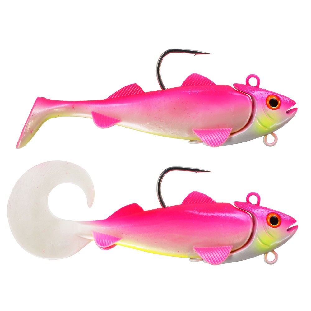 Team Deep Sea Hightide Sea Shad - der Meeresangel Gummifisch 200g - UV Pink Princess