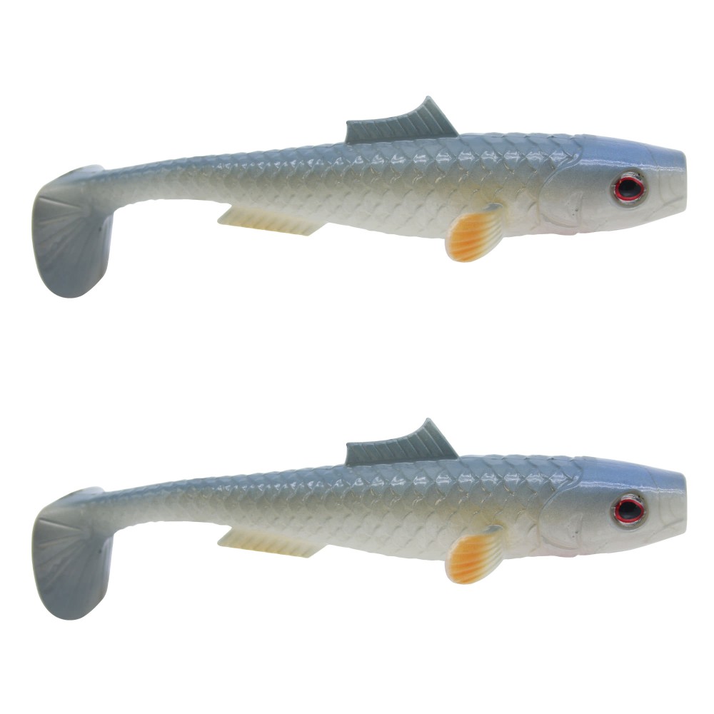 Pikezilla Pikezilla - Hecht Shad 13cm - UV Natural Roach - 25g - 2 Stück