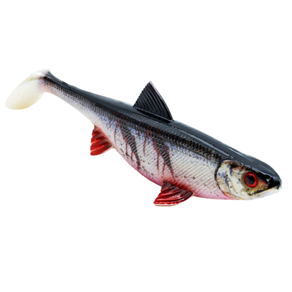 Senshu Real Fin Shad Gummifische 8cm - Bloody Baitfish - 4g - 4 Stück