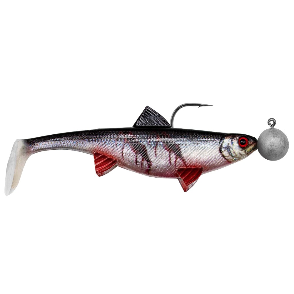 Senshu Real Fin Shad Ready2Catch Gummifische 8cm - Bloody Baitfish - 11g - 4 Stück