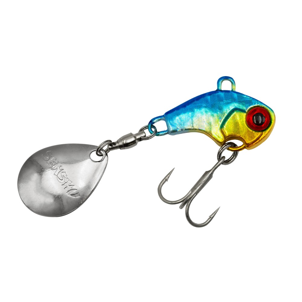 Senshu Tetracup - Jig Spinner 10g - blau /silber - 65mm - Hakengröße 6