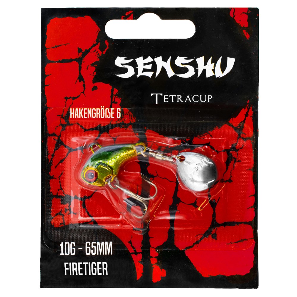 Senshu Tetracup 10g - firetiger - 65mm - Hakengröße 6