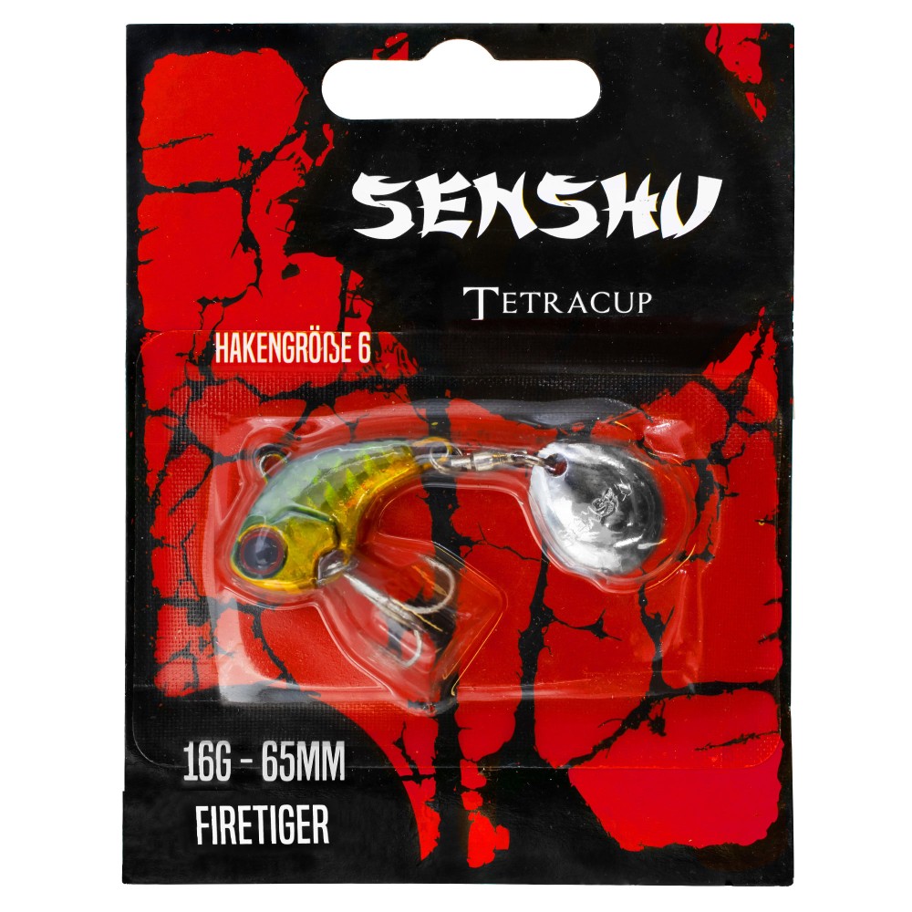 Senshu Tetracup 16g - firetiger - 65mm - Hakengröße 6