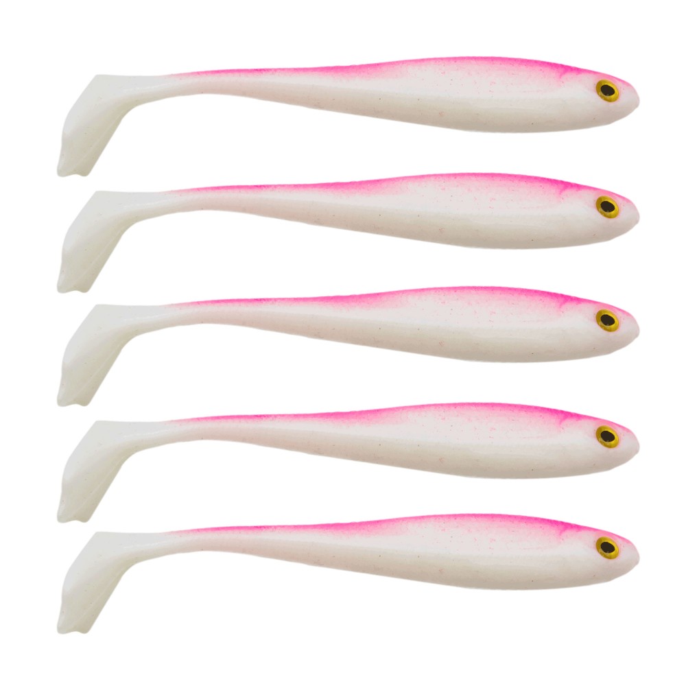 RD Rubber Duck Shad - Gummifisch 9.5cm - Pink Peach - 6g - 5 Stück