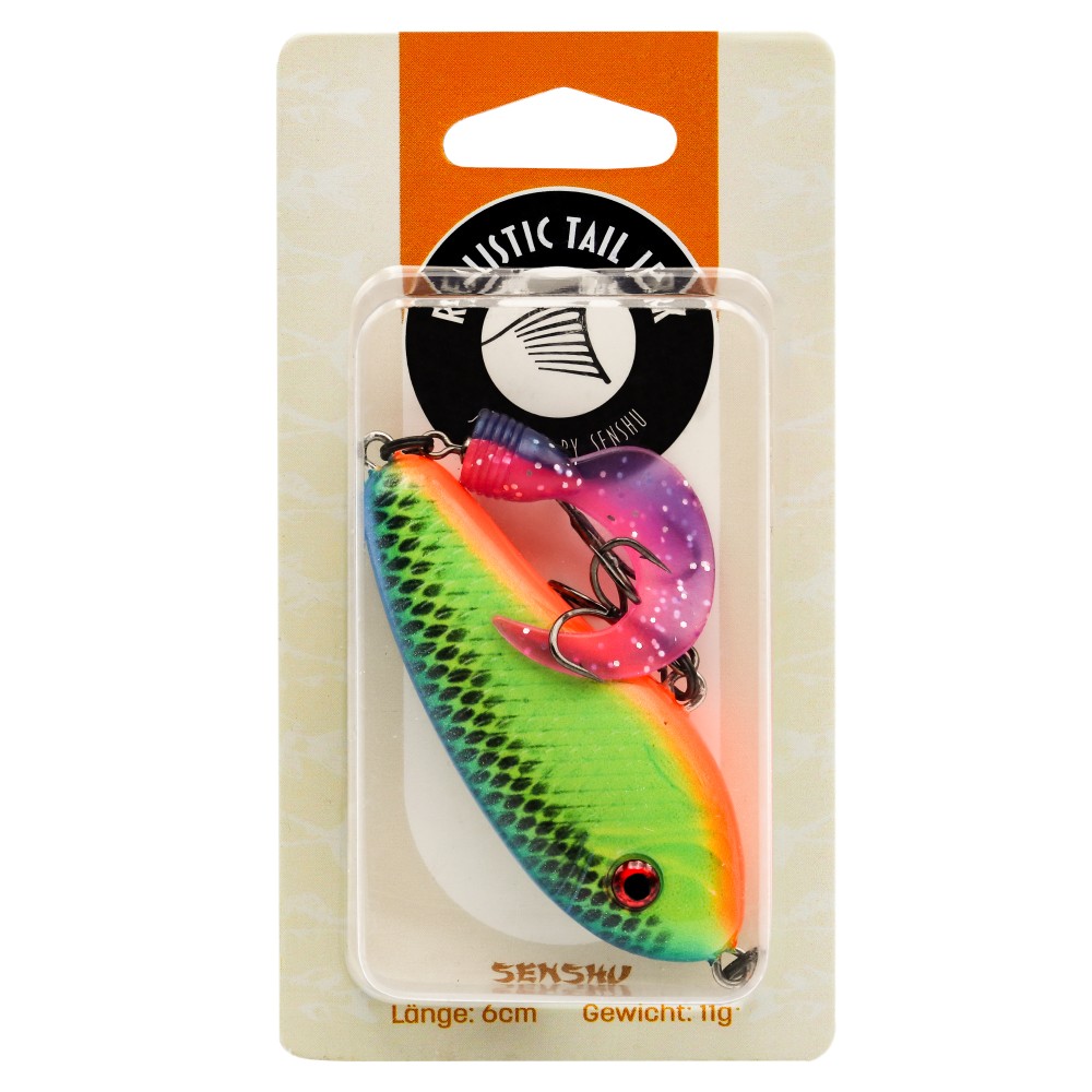 Senshu Realistic Tail Jerk Jerkbait 6cm - Mahi Mahi - 11g - 1 Stück