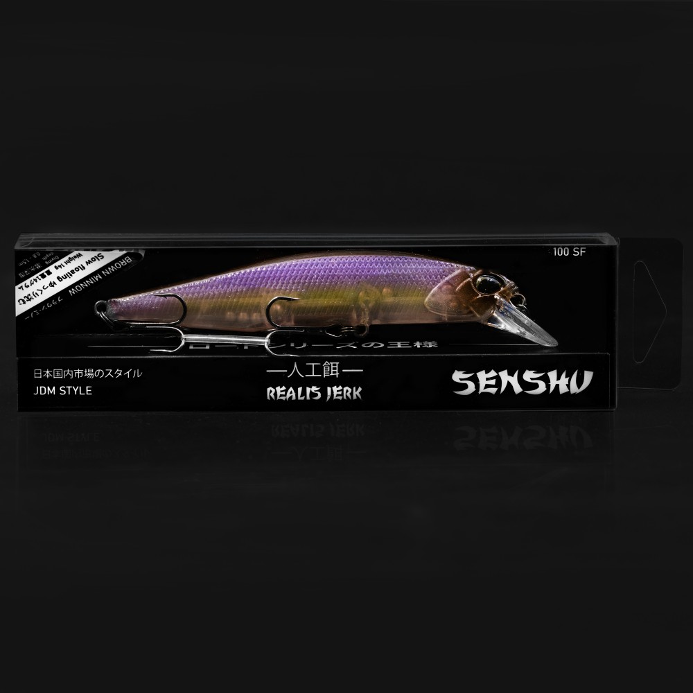 Senshu King of the Streets Realis Jerk 10cm - Brown Minnow - 14g - 1 Stück