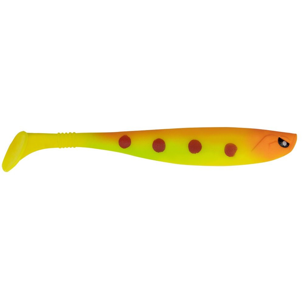 Senshu OG Shad Gummifisch 12,5cm - Neon Salmon - 10g - 1 Stück