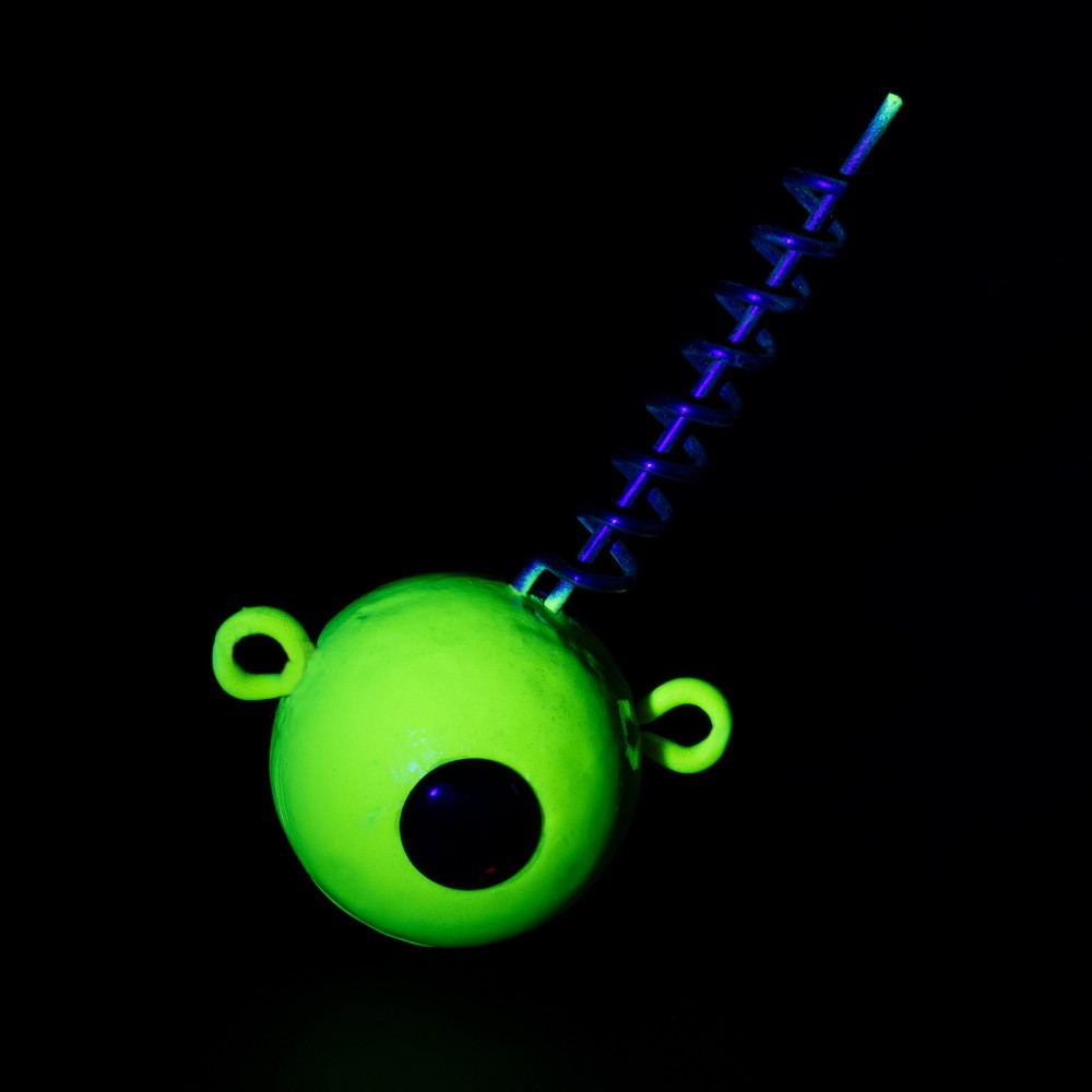 Team Deep Sea Screw-In Head UV 50g - Yellow-Glow - 1Stück