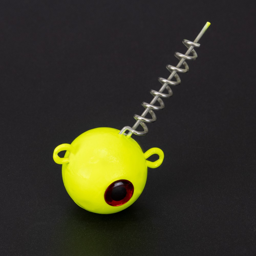 Team Deep Sea Screw-In Head UV Schraub-Jig 50g - Yellow-Glow - 1Stück