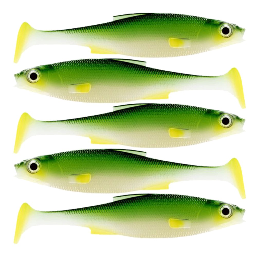 LMAB KØFI (KÖFI) Roach Shad 7cm - Green Shiner - 3g - 5 Stück