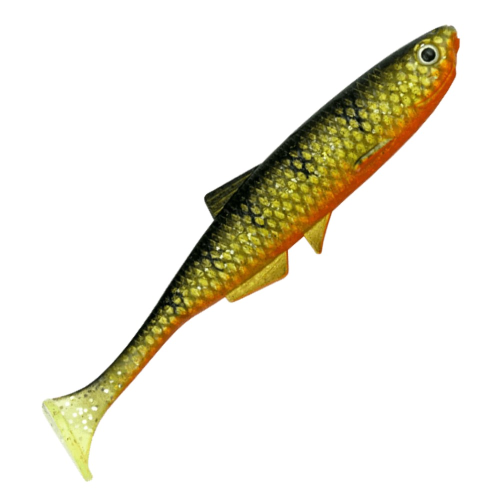 LMAB KØFI (KÖFI) Bleak Shad Gummifische 6cm - Natural Perch - 1g - 6 Stück