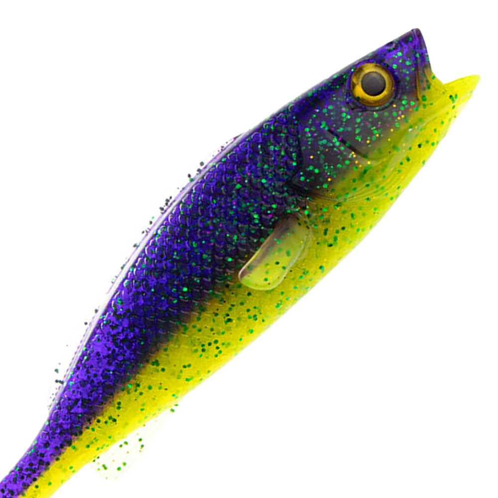 LMAB KØFI (KÖFI) Perch Shad 14cm - Purple Rave - 24g - 3 Stück