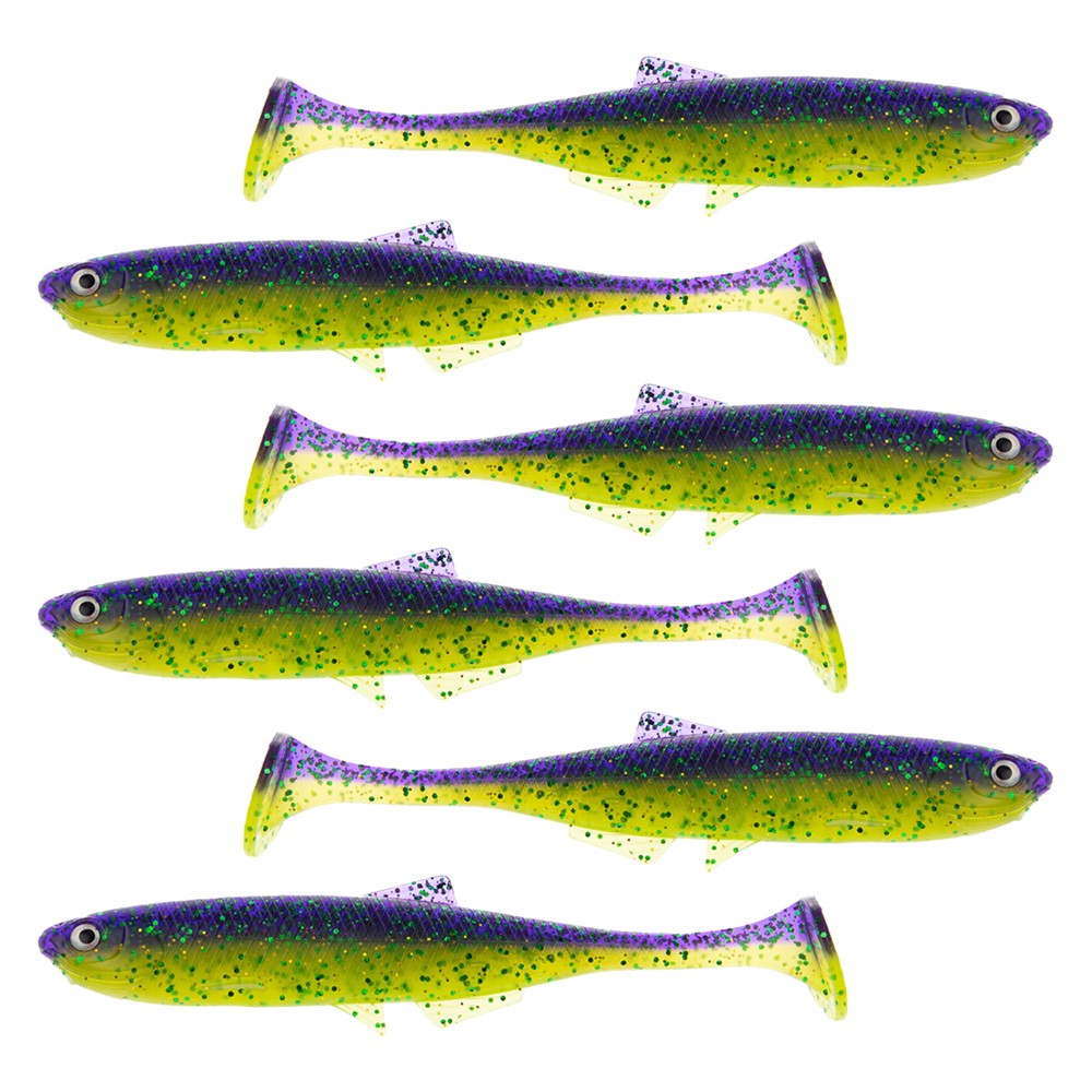 LMAB KØFI (KÖFI) Bleak Shad Gummifische 6cm - Purple Rave - 1g - 6 Stück