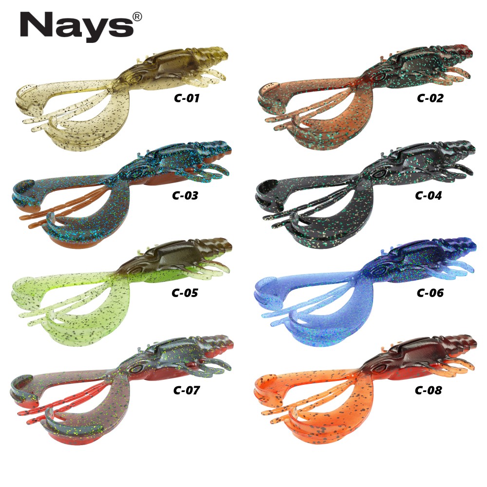 Nays Craw CRW 6,4cm - C-01 - 8 Stück