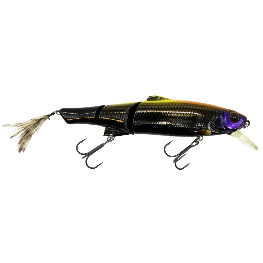 Jackall Swing Mikey 115 - Swimbait 11.5cm - Uroko HL Jakumeimetsu Black