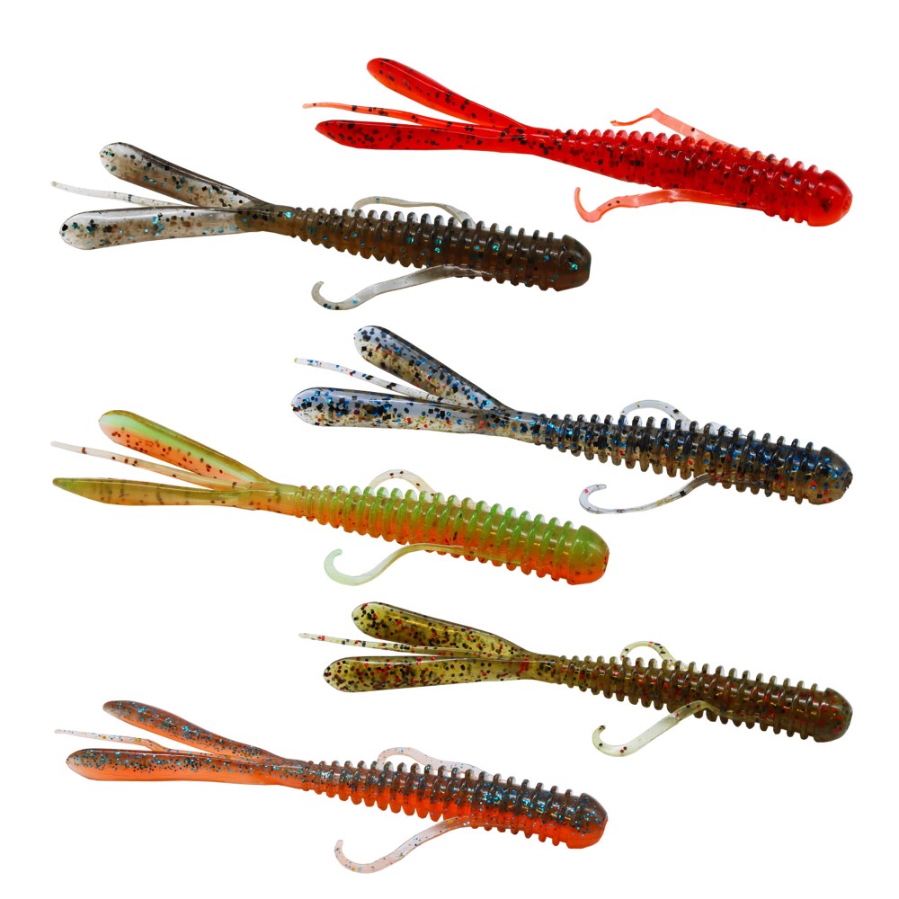 Keitech Hog Impact Creaturebaits 3,0 - 7cm - Smoke Cinnamon - 10Stück