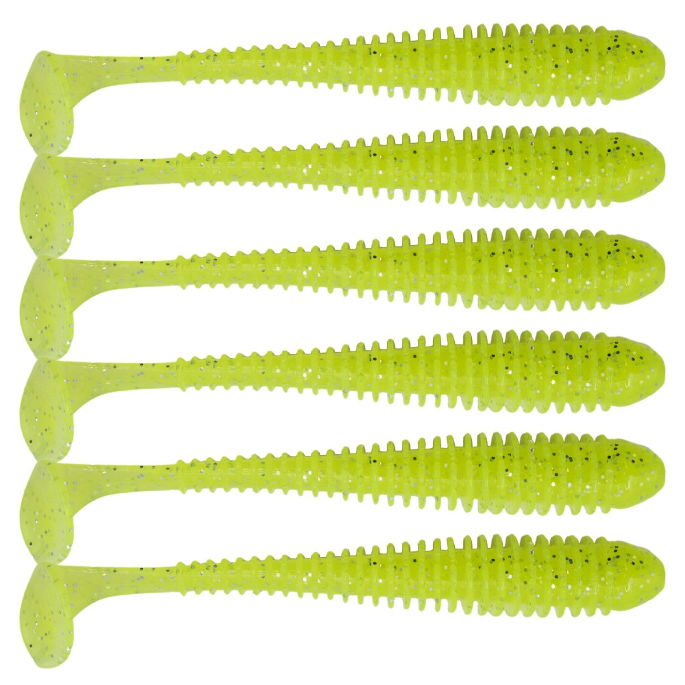 Keitech Swing Impact 4,5 - 12,5cm - 9g - Toxic Chart- 6Stück