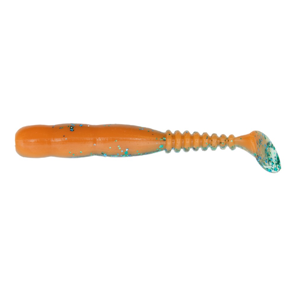 Reins Rockvibe Shad 3 - Strike Orange - 12 Stück