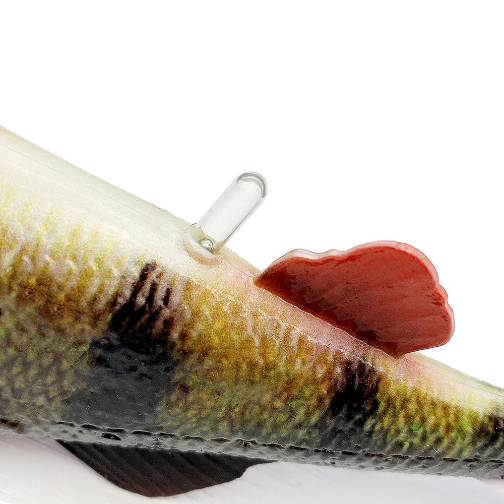 Savage Gear 4D Perch Shad Gummifisch 1Stück - 20cm - Blue Silver