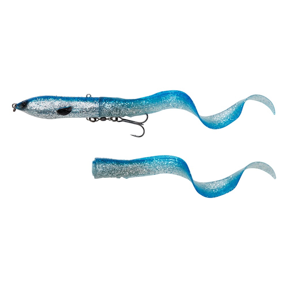 Savage Gear 3D Hard Eel 2 + 1 17cm - 50g - Blue Silver - 2 + 1Stück