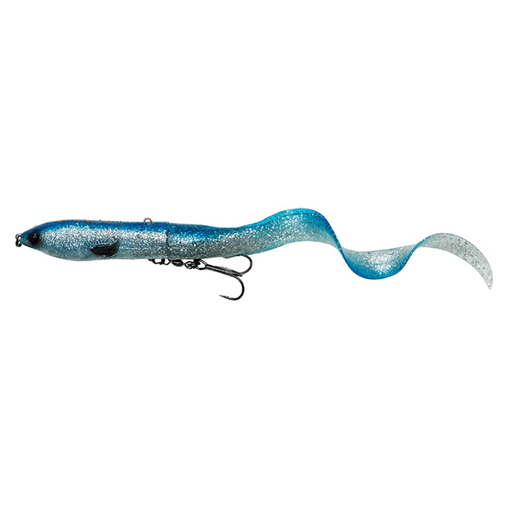 Savage Gear 3D Hard Eel 2 + 1 - Swimbait 17cm - 50g - Blue Silver - 2 + 1Stück