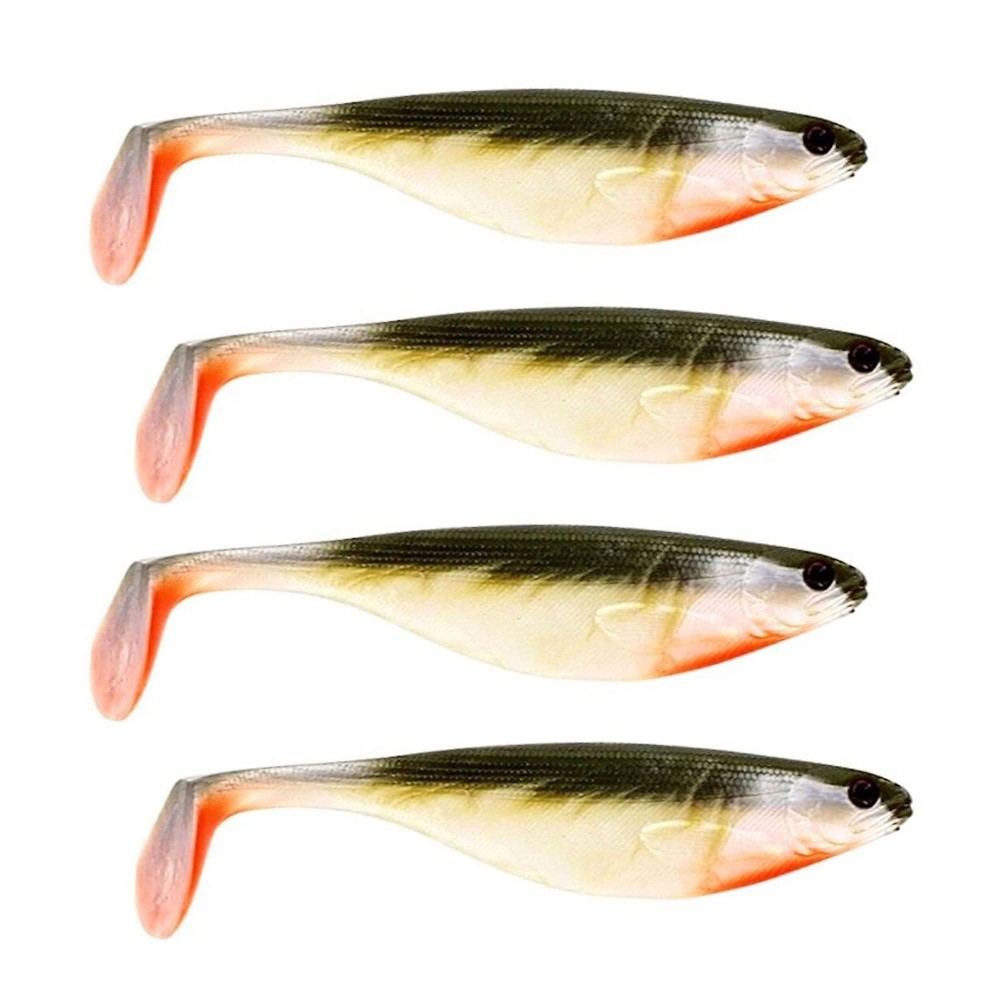 Westin ShadTeez - Gummifische 7cm - Bass Orange - 4g - 4 Stück