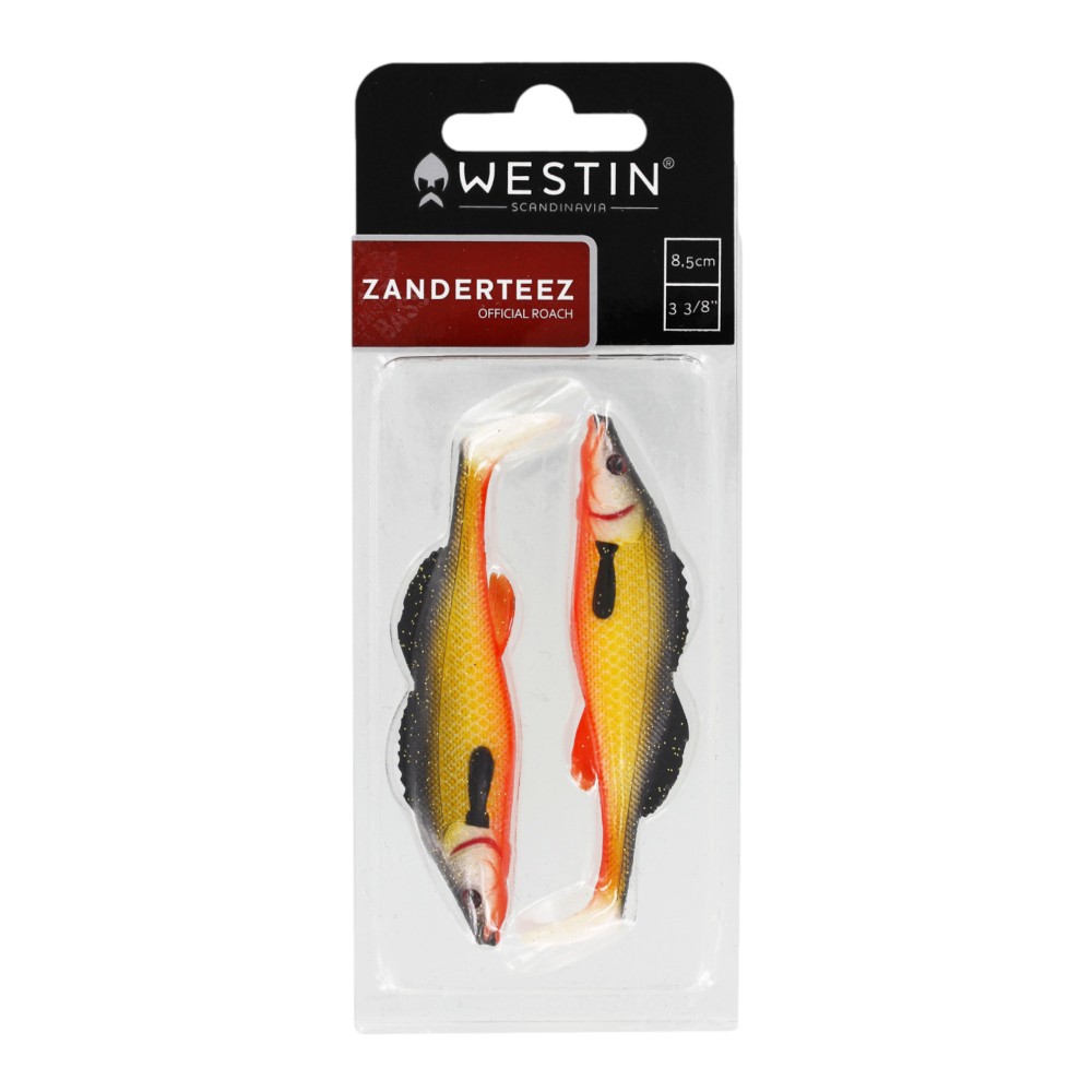 Westin ZanderTeez Shadtail 8.5cm - Headlight - 6g - 2 Stück