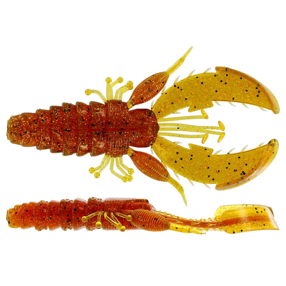 Westin CreCraw Creaturebait 8,5cm - Motoroil Pepper - 7g - 5Stück