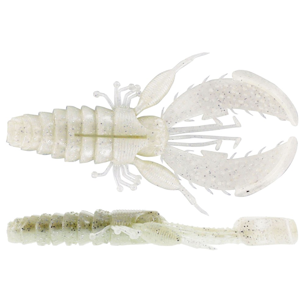 Westin CreCraw Creaturebait 10cm - Glow White - 12g - 4Stück