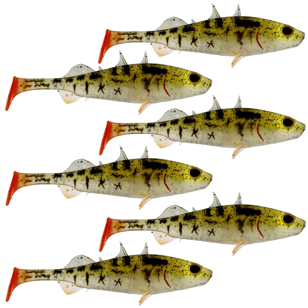 Westin Stanley the Stickleback - Gummifisch 5.5cm - Pearl Stickleback - 1.5g - 6 Stück